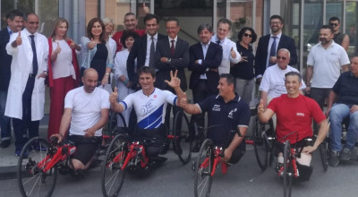 Al Centro Protesi INAIL di Budrio la presentazione del Progetto 'Handbike Kne...