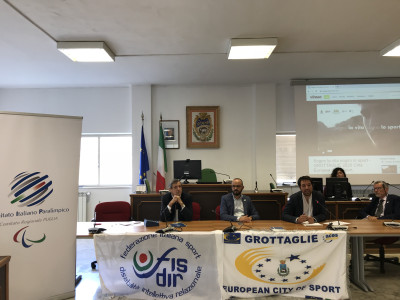 CONFERENZA STAMPA: Presentazione del programma paralimpico di Grottagli...