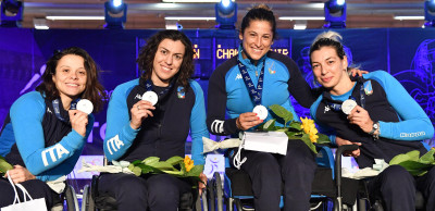 Europei di scherma paralimpica. Argento per la sciabola femminile a squadre. ...