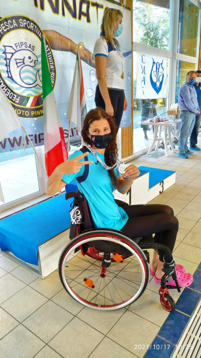 NUOTO PINNATO – Katia Aere è Medaglia d'Argento al Campionato Eu...