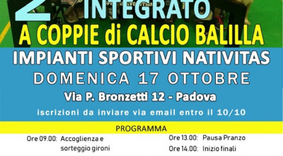 17/10/2021 - 2° Torneo Integrato a coppie di calcio balilla