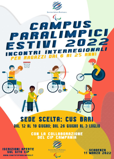 MANIFESTAZIONE DI INTERESSE PER I CAMPUS PARALIMPICI ESTIVI 2022 ORGANIZZATI ...