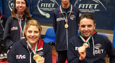 Tennistavolo, Lignano Master Open: oro per Parenzan e Rossi, bronzo per Elli ...