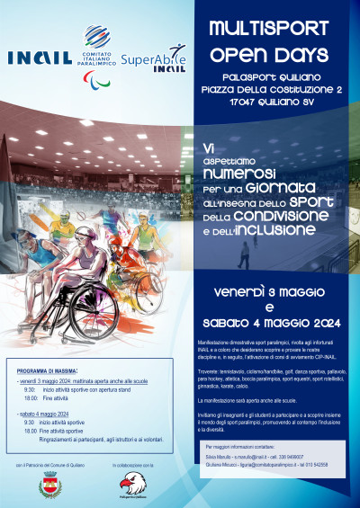 Giornate Multisport Open Days a Quiliano: Un'opportunità per l'integra...