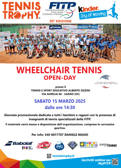 Open Day di Tennis in Carrozzina a Loano: un'occasione per tutti