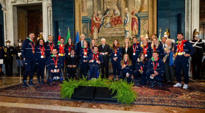 Il Presidente Mattarella ha ricevuto al Quirinale i medagliati di Pechino 2022 