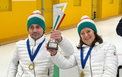 Curling: Menardi-Ronzani si confermano Campioni Italiani nel doppio misto