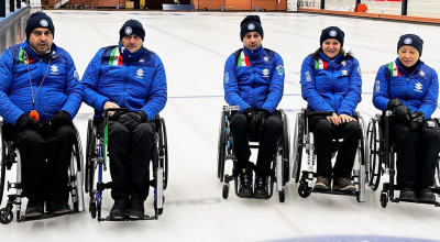 Curling in carrozzina: 5° posto dell'Italia al Torneo Internazionale di P...