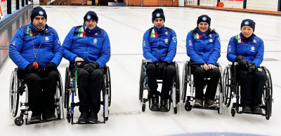 Curling in carrozzina: 5° posto dell'Italia al Torneo Internazionale di P...