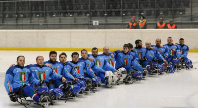 Para ice hockey: Italia sconfitta dalla Slovacchia nei test match di Egna