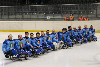 Para ice hockey: Italia sconfitta dalla Slovacchia nei test match di Egna