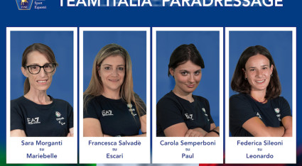 Giochi Paralimpici Parigi 2024: la squadra di equitazione