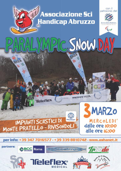 Il 3 marzo a Monte Pratello il Paralympic Snow Day