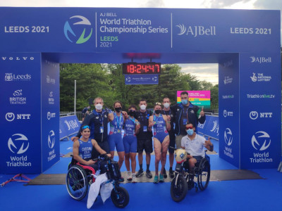 Paratriathlon: doppio podio azzurro a Leeds