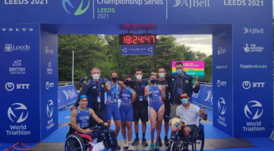 Paratriathlon: doppio podio azzurro a Leeds