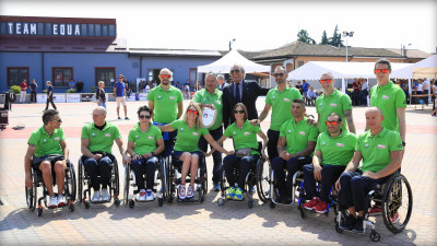 Team Equa: l’handbike tra rulli e solidarietà