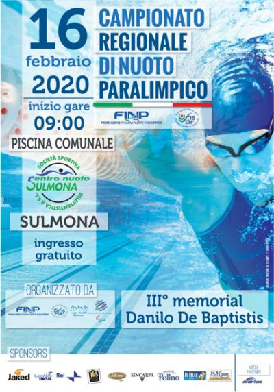 Memorial Danilo De Baptistis, terza edizione a Sulmona per l’evento di ...