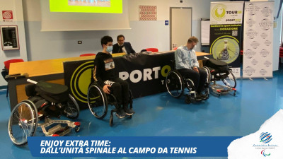 Presentato il progetto Enjoy Extra Time: dall'Unità Spinale al campo d...