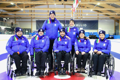 Curling in carrozzina, Mondiali di Gruppo B: bronzo per l'Italia