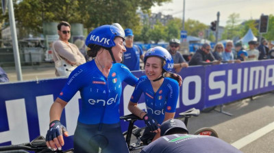 Ciclismo, Mondiali su strada: quinto posto per il tandem femminile