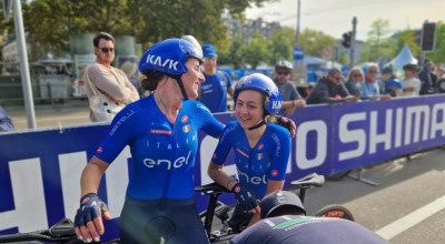 Ciclismo, Mondiali su strada: quinto posto per il tandem femminile