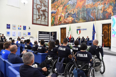Giochi Paralimpici Parigi 2024: presentata la squadra italiano di tiro con l&...