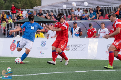 Francesco Cavallotto, attaccante azzurro che segna goal senza vederli