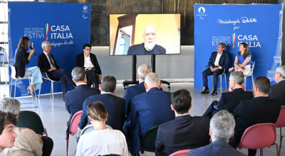 Cerimonia di presentazione Casa Italia Paralimpica a Parigi 2024