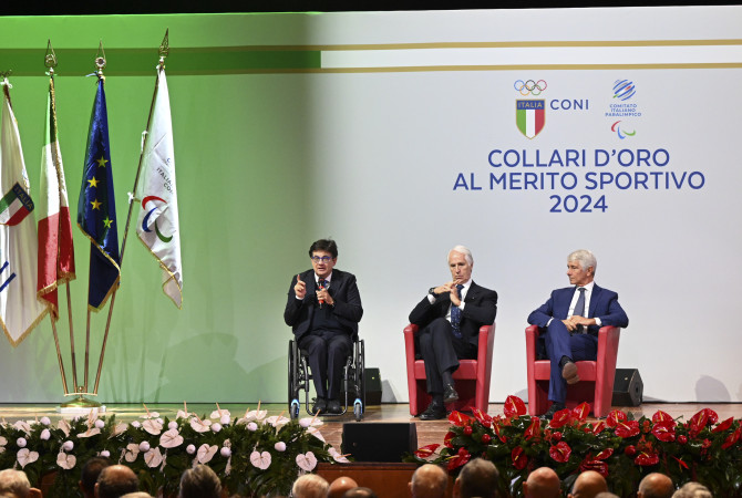 Consegnati i collari d'oro al merito sportivo