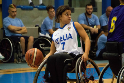 Chiara Coltri a Padova per il progetto Lo sport paralimpico a scuola