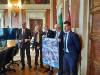 Taekwondo - Conferenza stampa di presentazione presso il Comune di Ancona