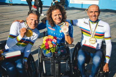 Ciclismo, Mondiali su strada: a Zurigo, oro per Mazzone e Cornegliani nella c...