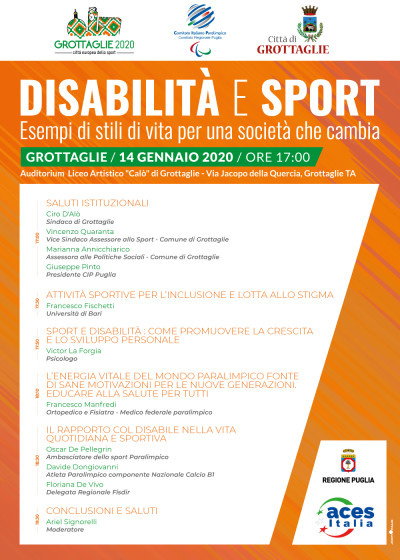 Convegno Disabilità e Sport: Esempi di stili di vita per u...