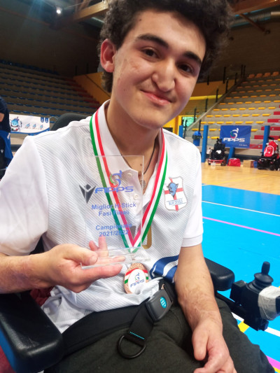 Finali Powerchair hockey, Leonardo Catania dei Blue Devils di Genova miglior ...