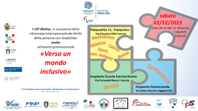 ‘Verso un mondo inclusivo’: ad Isernia una giornata di sport!