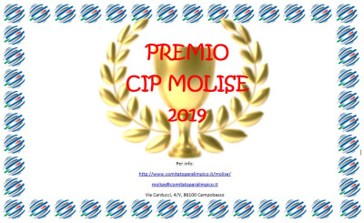 “PREMIO CIP MOLISE 2019”: un progetto per incentivare l’avv...