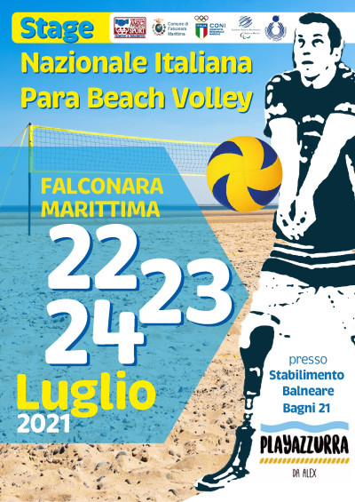 Programma ed elenco convocati beach paravolley a Falconara Marittima