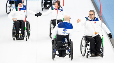 Curling in carrozzina, Mondiali: terza vittoria per l'Italia nel round robin