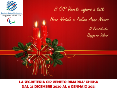 CHIUSURA UFFICI CIP VENETO - NATALE 2020