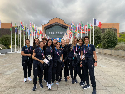 Giochi Paralimpici Parigi 2024: la azzurre del sitting volley al Villaggio