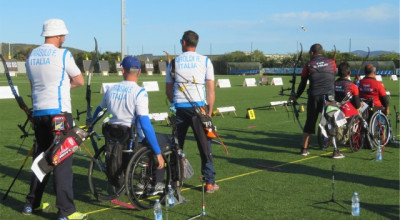 European Cup di Olbia. L'Italia Para-archery conquista 3 argenti a squadra