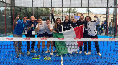 Padel sordi: la Nazionale femminile è campione d'Europa