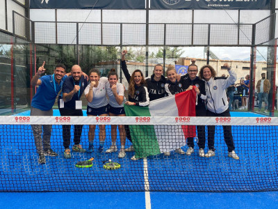 Padel sordi: la Nazionale femminile è campione d'Europa