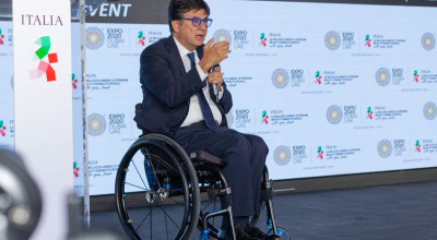 Il Presidente Pancalli alla presentazione dei Deaflympics 2022