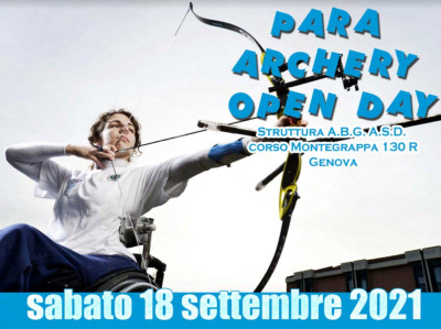 Sabato a Genova il Para archery open day, si sarà anche il campione pa...