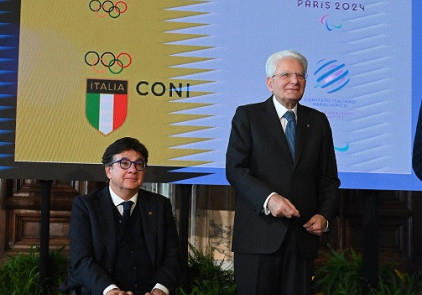 Giochi Paralimpici Parigi 2024 - Cerimonia riconsegna Tricolore 2