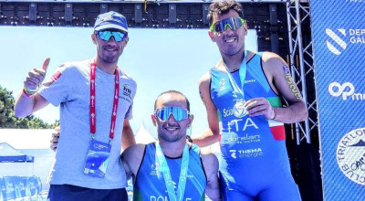 Triathlon, Coppa del Mondo di Vigo: oro per Romele, argento per Sciaccaluga