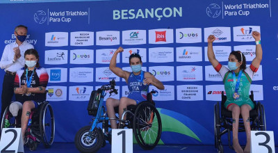Triathlon, Coppa del Mondo di Besancon: primo posto per Cuccuru, secondo per ...
