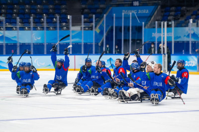 Pechino 2022, giorno 2: prima vittoria per la Nazionale di para ice hockey